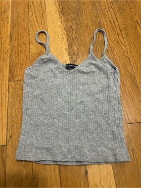 Brandy Melville Heather Gray Ribbed Cami